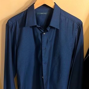 Perry Ellis blue dress shirt